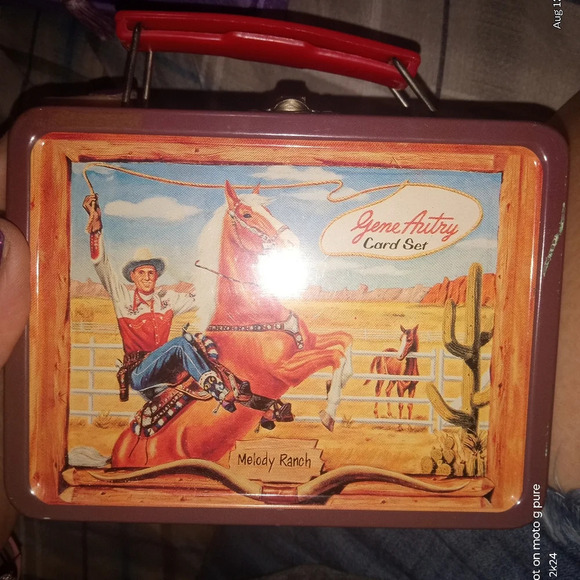 1995 Gene Autry Comic Card Set Series 1 With Mini Tin Lunchbox Sealed - Picture 4 of 9